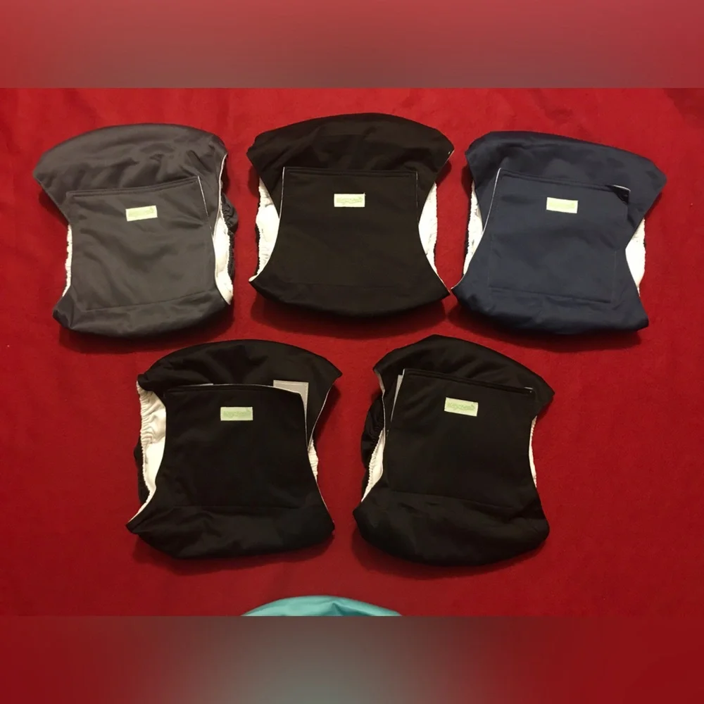 NEW Set Of 6 Reusable Belly Bands